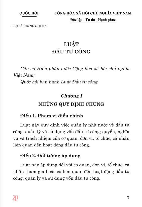 Luật Đầu Tư Công Năm 2024 - Ảnh 6