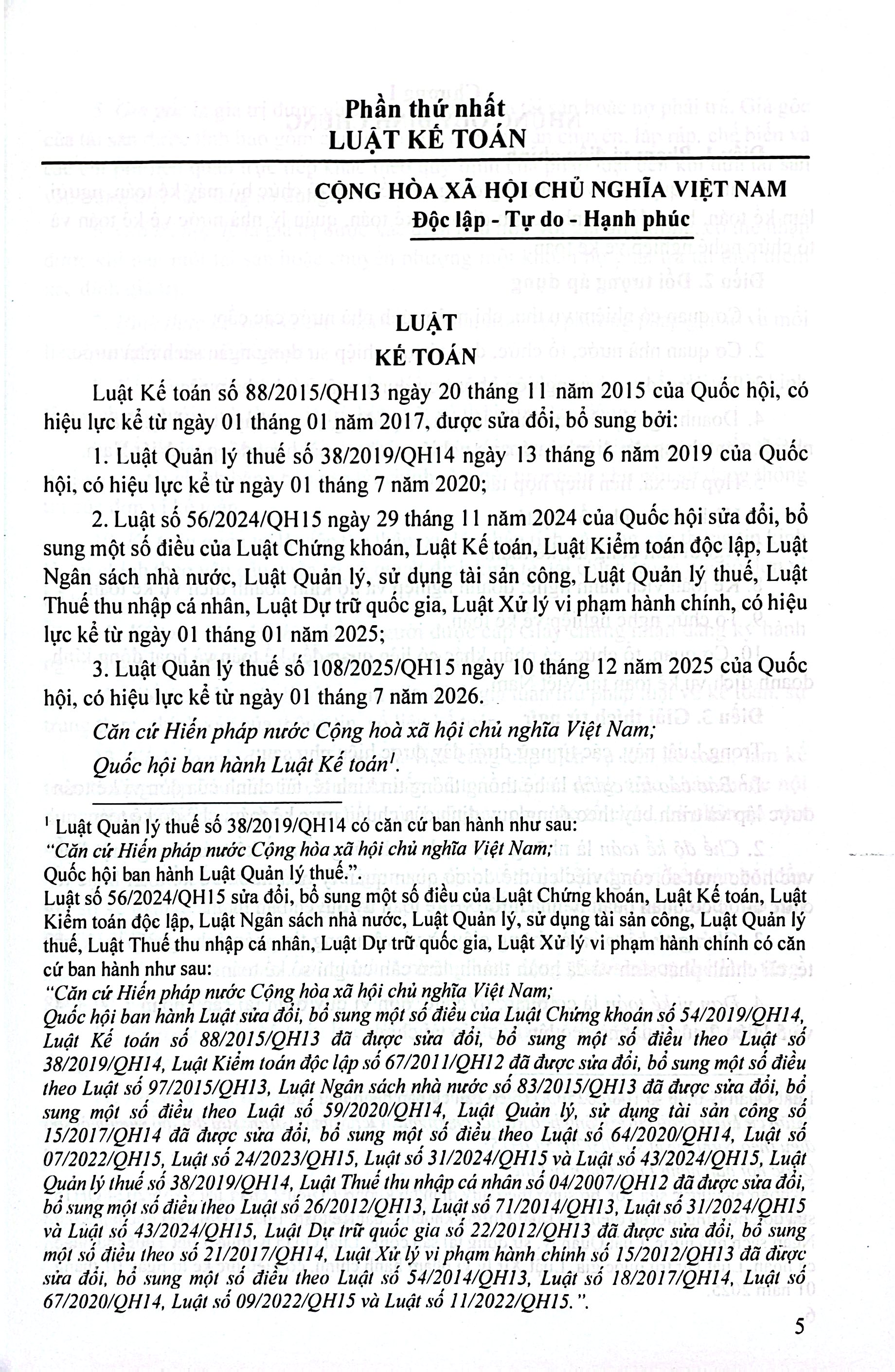 Luật Kế Toán Và Hệ Thống Các Văn Bản Quy Định Chi Tiết Thi Hành - Ảnh 5