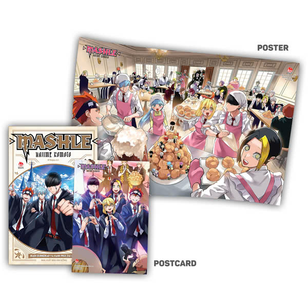 MASHLE - Tap 18 - Mash Burnedead Va Hanh Phuc Dai Lau - Tang Kem Postcard + Poster
