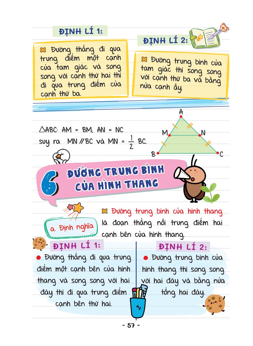 Mini Note - Công Thức Học Nhanh Toán 8 - Ảnh 11