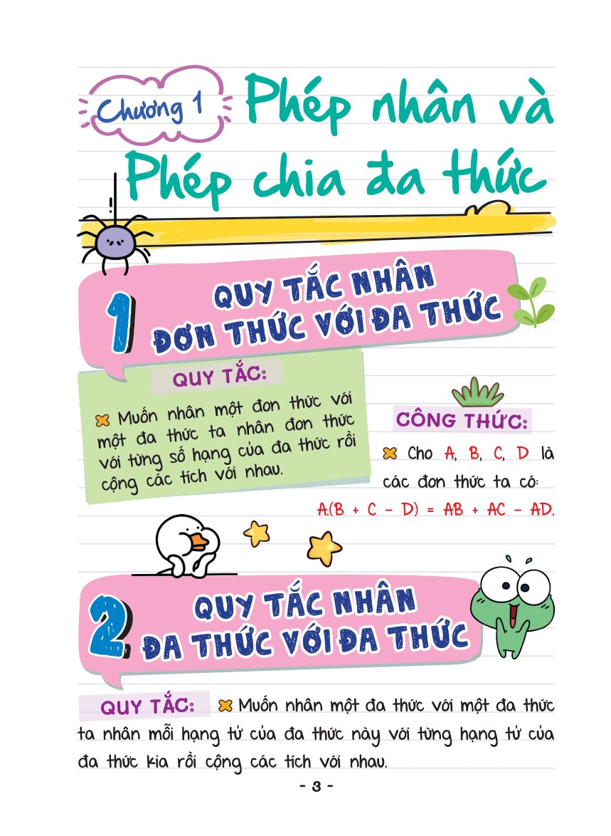 Mini Note - Công Thức Học Nhanh Toán 8 - Ảnh 4