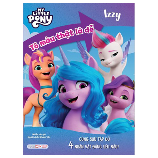 my little pony - tô màu thật là dễ - izzy - cùng sưu tập đủ 4 nhân vật đáng yêu nào!