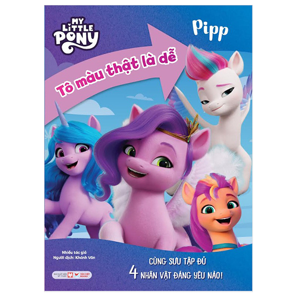 my little pony - tô màu thật là dễ - pipp - cùng sưu tập đủ 4 nhân vật đáng yêu nào!