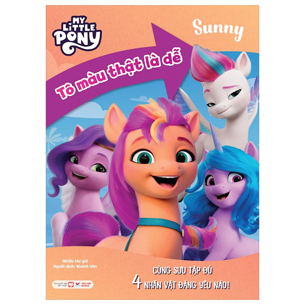 my little pony - tô màu thật là dễ - sunny - cùng sưu tập đủ 4 nhân vật đáng yêu nào!