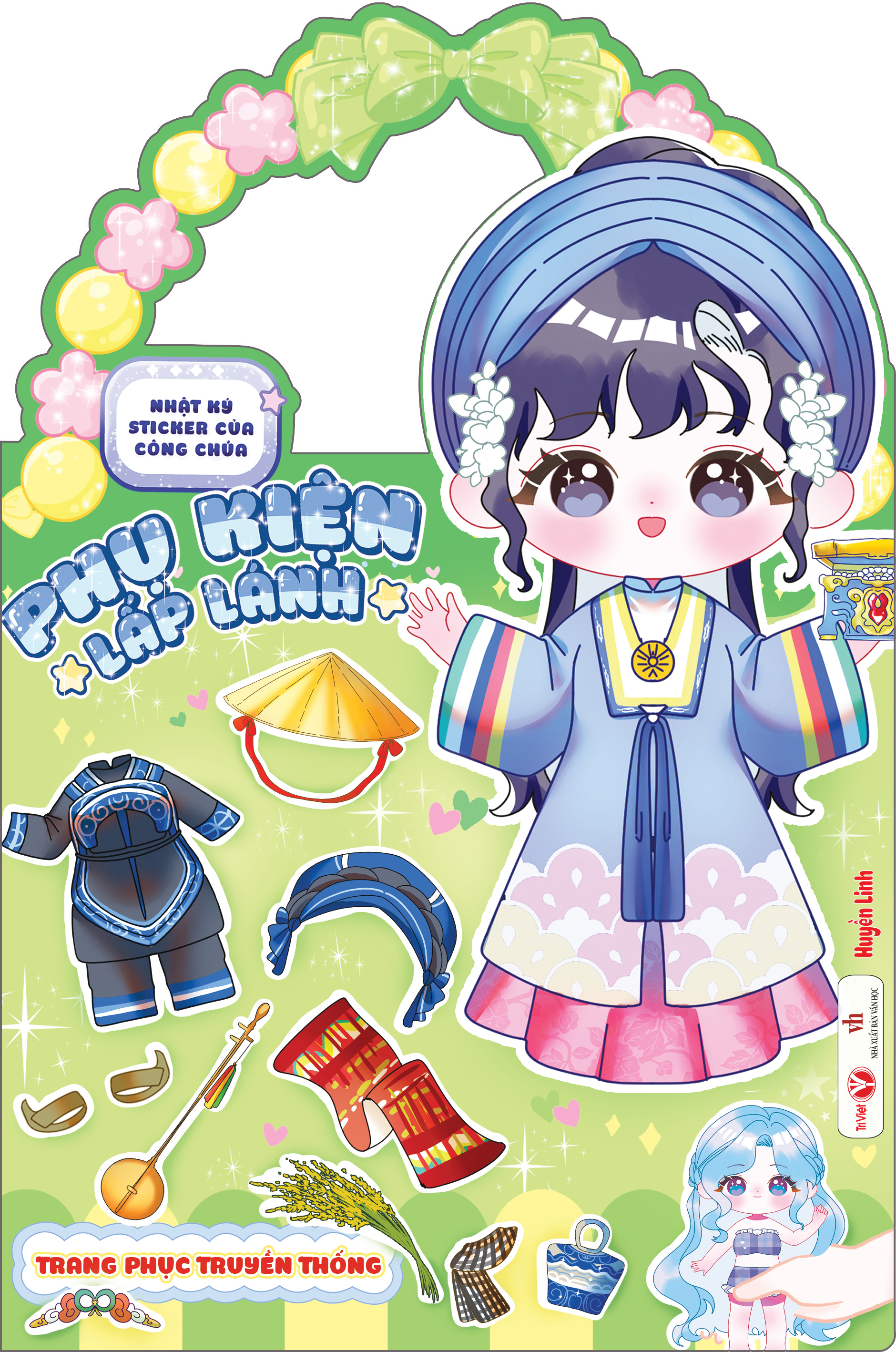 Nhật Ký Sticker Của Công Chúa - Phụ Kiện Lấp Lánh - Trang Phục Truyền Thống - Ảnh 2