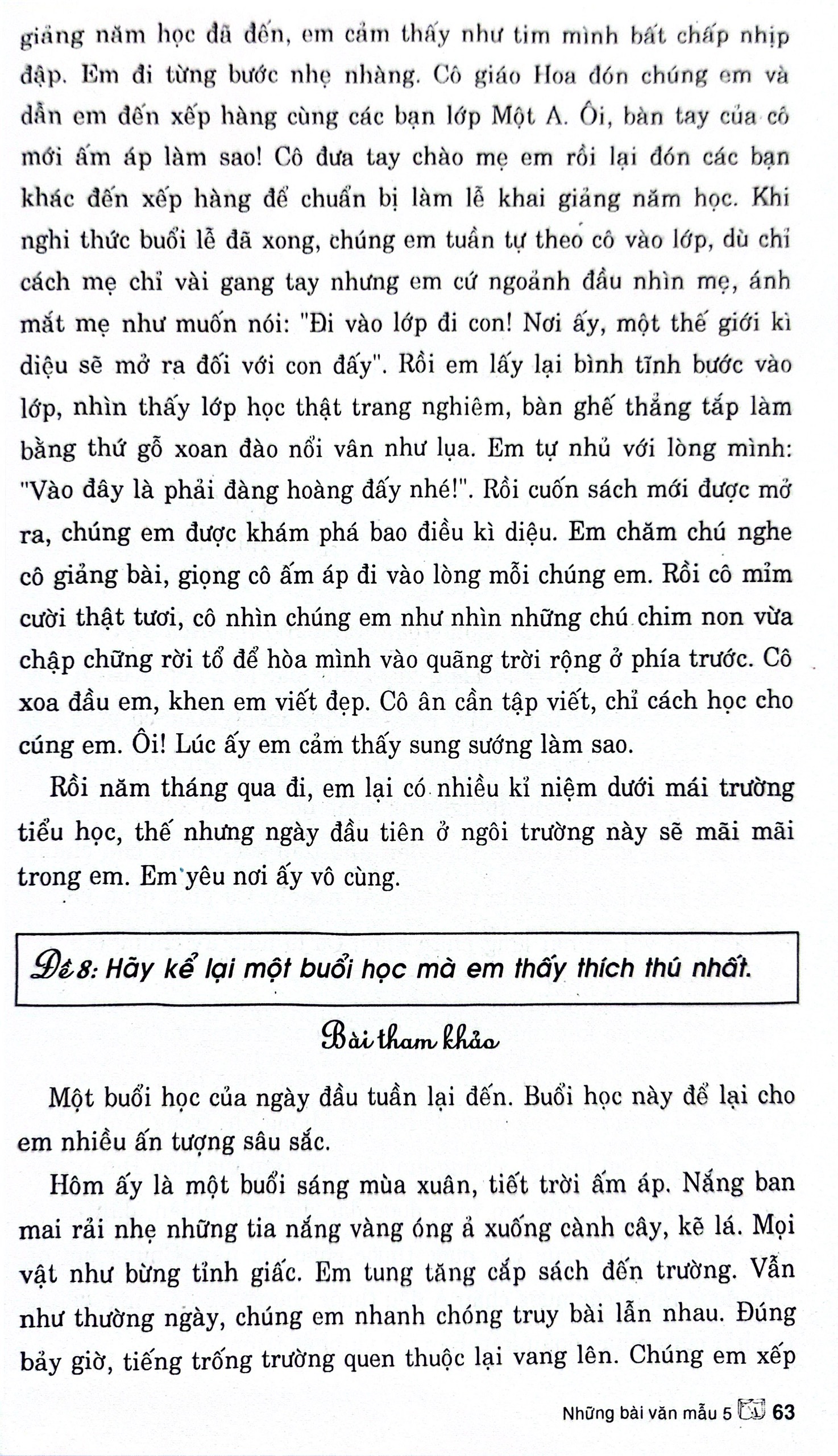 những bài văn mẫu 5 (theo chương trình gdpt mới) - Ảnh 11
