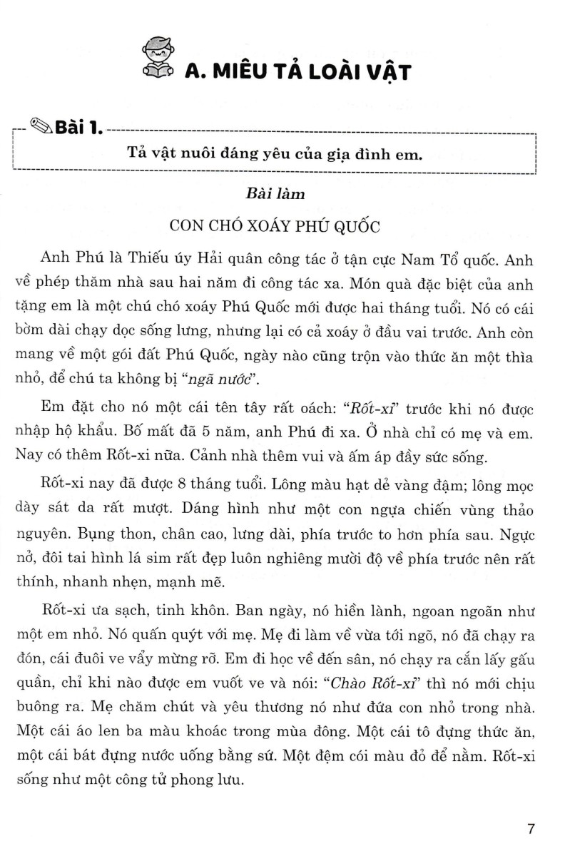những bài văn miêu tả lớp 4 (dùng chung cho các bộ sgk hiện hành) - Ảnh 7