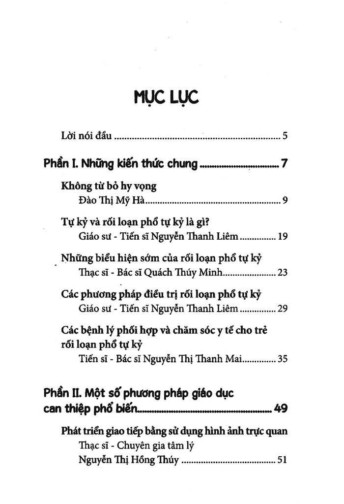 nuôi dạy trẻ có rối loạn phổ tự kỷ trong môi trường gia đình (tái bản 2024) - Ảnh 3