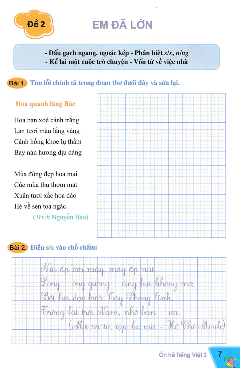 Ôn Hè Tiếng Việt 3 (Cánh Diều) (Biên Soạn Theo Chương Trình Giáo Dục Phổ Thông Mới) - Ảnh 10