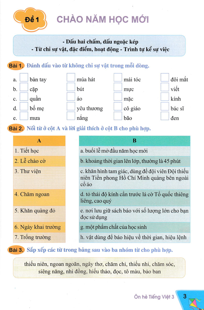 Ôn Hè Tiếng Việt 3 (Cánh Diều) (Biên Soạn Theo Chương Trình Giáo Dục Phổ Thông Mới) - Ảnh 4