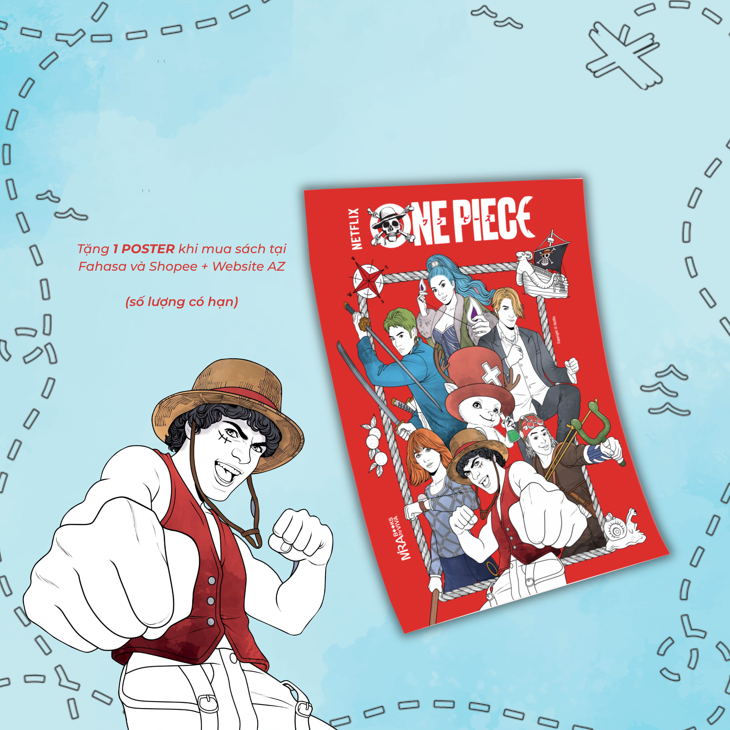 One Piece - Sách Tô Màu Chính Thức Phiên Bản Live Action - Bản Đặc Biệt - Tặng Kèm Poster One Piece - Ảnh 8