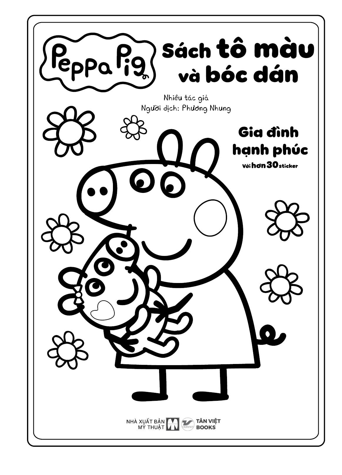 Peppa Pig - Sách Tô Màu Và Bóc Dán - Gia Đình Hạnh Phúc - Ảnh 3