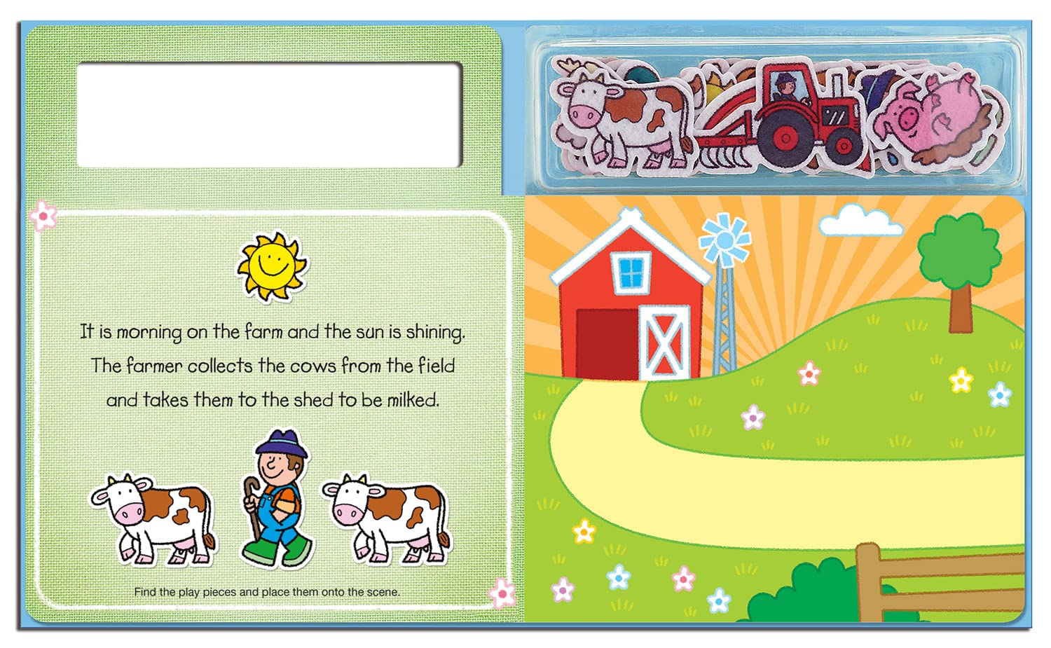 play felt - farm animals - Ảnh 4