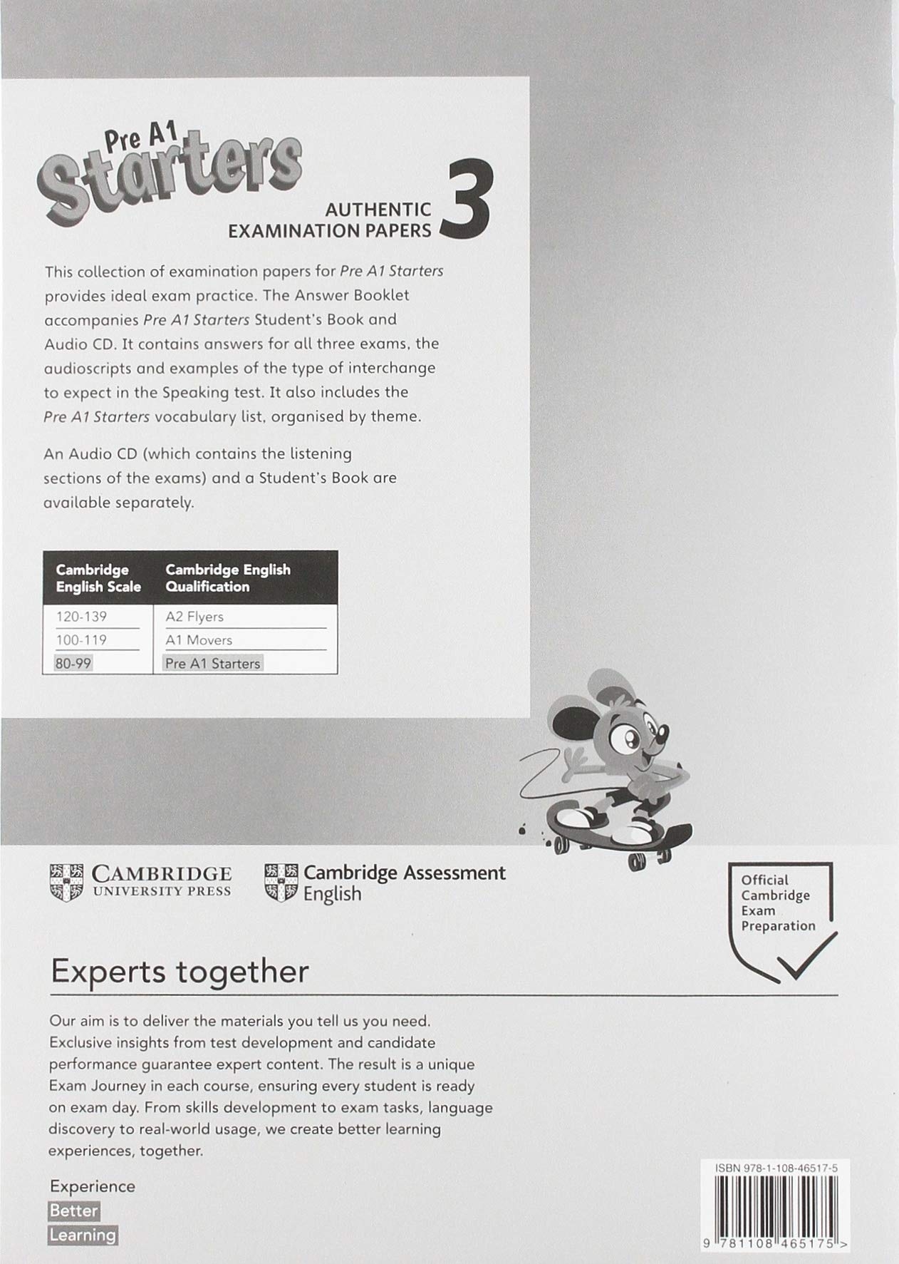 pre a1 starters 3 answer booklet: authentic examination papers - Ảnh 2