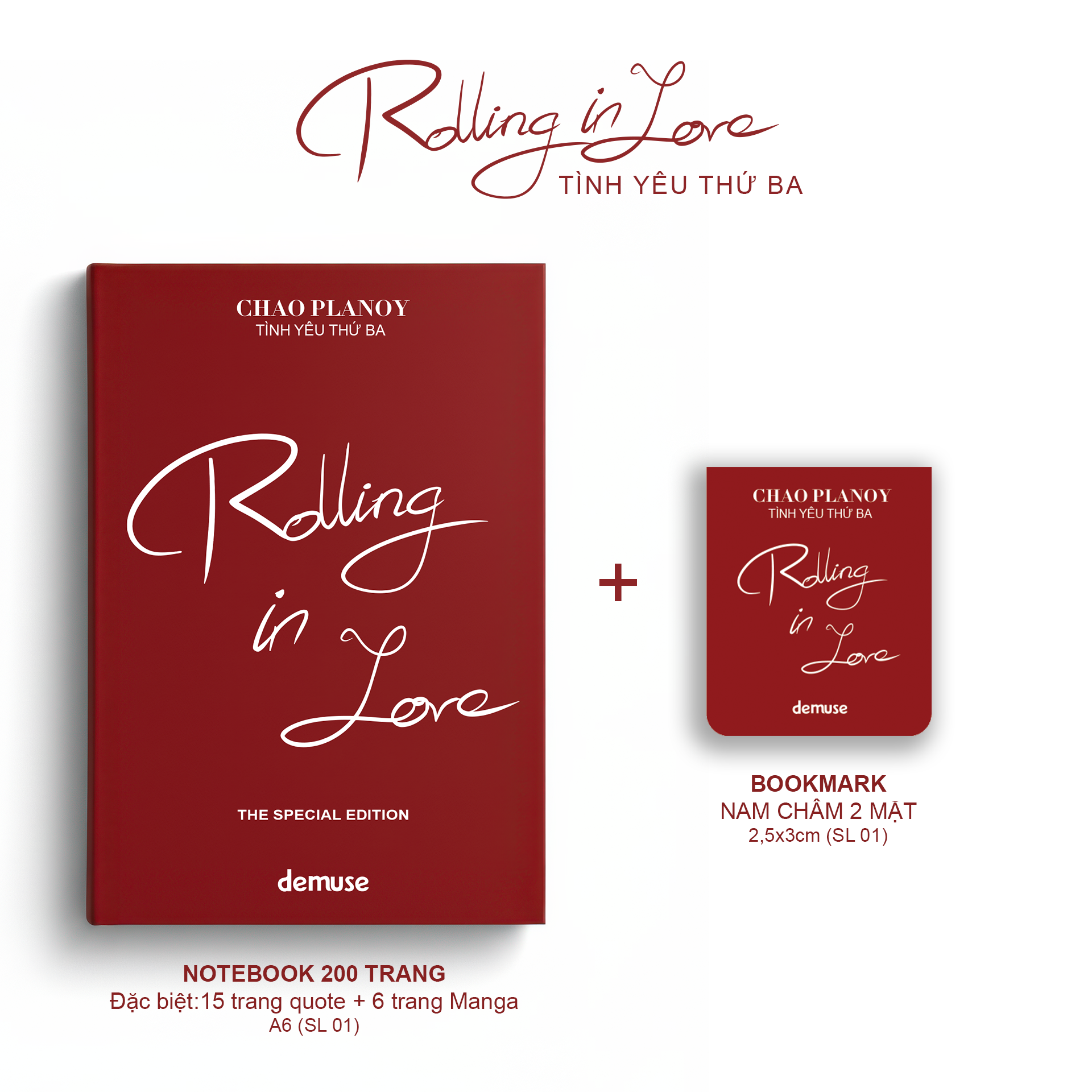 Rolling In Love - Tình Yêu Thứ Ba - Tặng Kèm Bookmark Nam Châm + Sổ Tay A6 - Ảnh 6