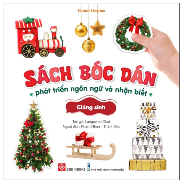 Sách Bóc Dán Phát Triển Ngôn Ngữ Và Nhận Biết - Giáng Sinh