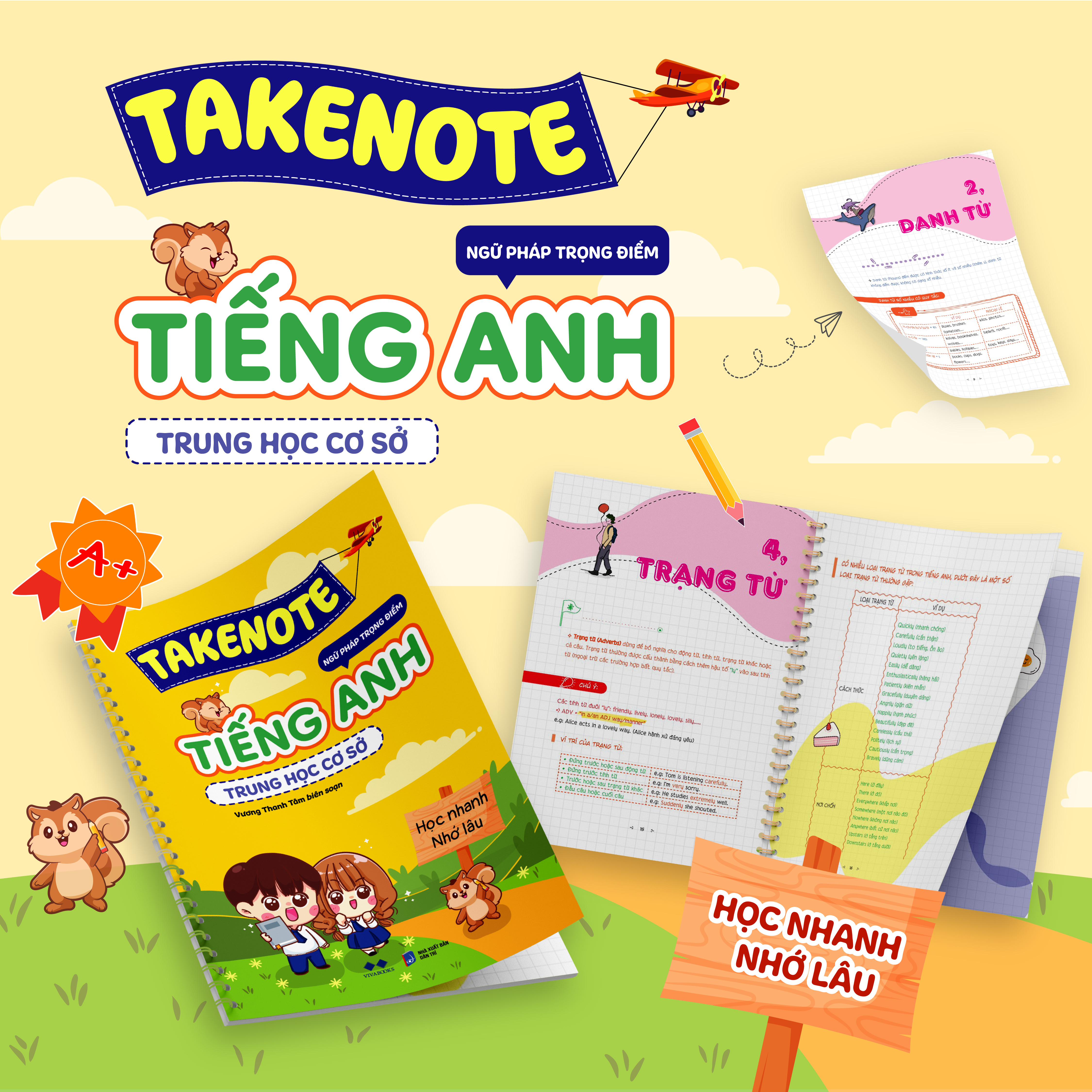 [Sách Đồng Giá 40K] Takenote Ngữ Pháp Trọng Điểm Tiếng Anh Trung Học Cơ Sở - Ảnh 4