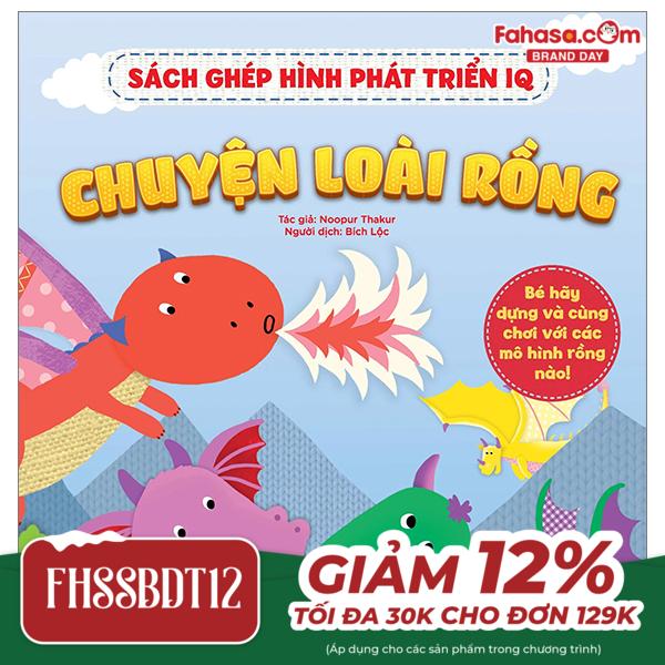 sách ghép hình phát triển iq - chuyện loài rồng