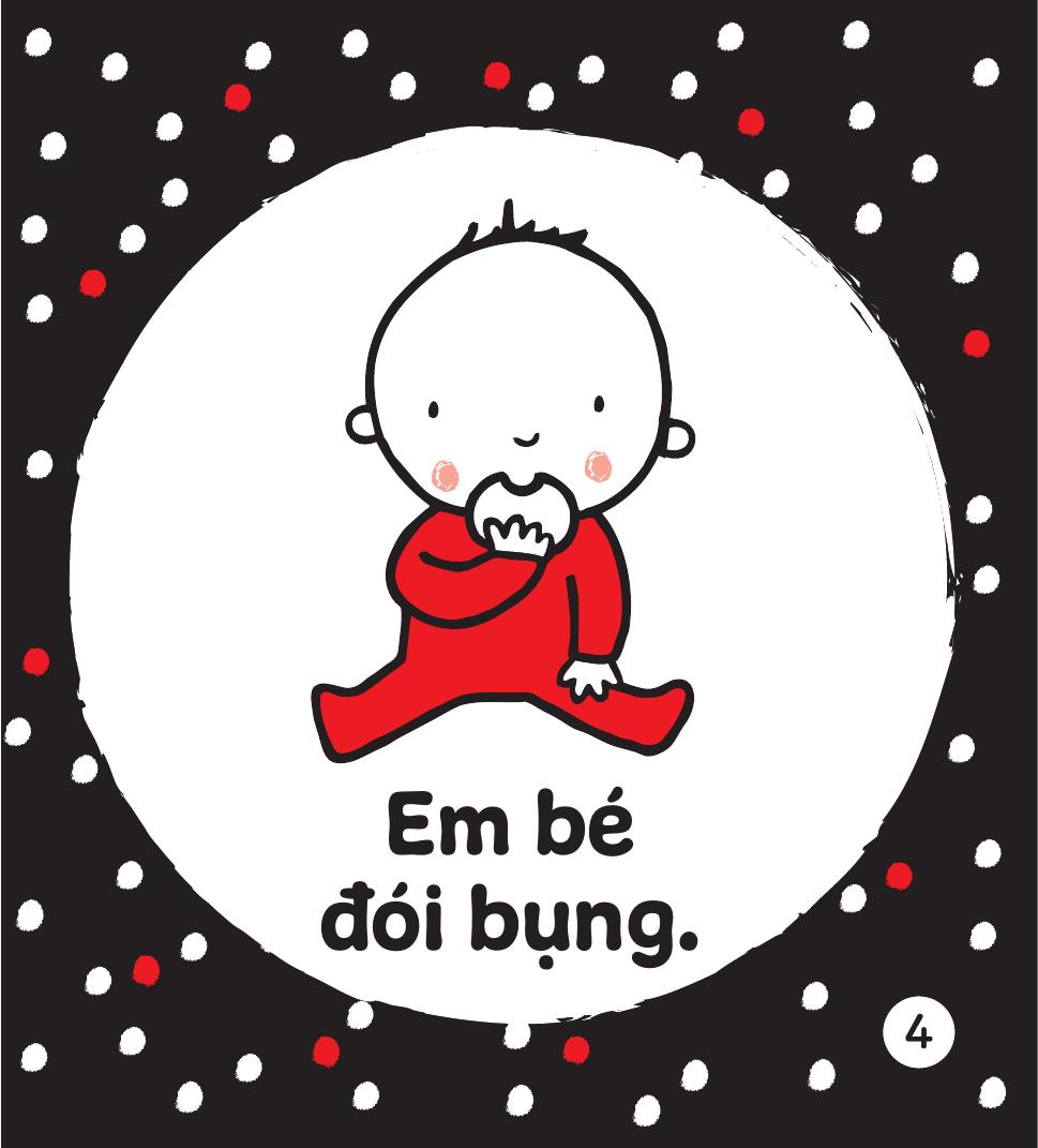 Sách Kích Thích Phát Triển Thị Giác - Bé Tập Nhìn Hình Ảnh Tương Phản - Tớ Là Em Bé - Ảnh 6