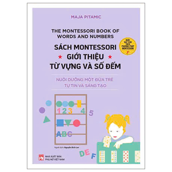 sách montessori - giới thiệu từ vựng và số đếm
