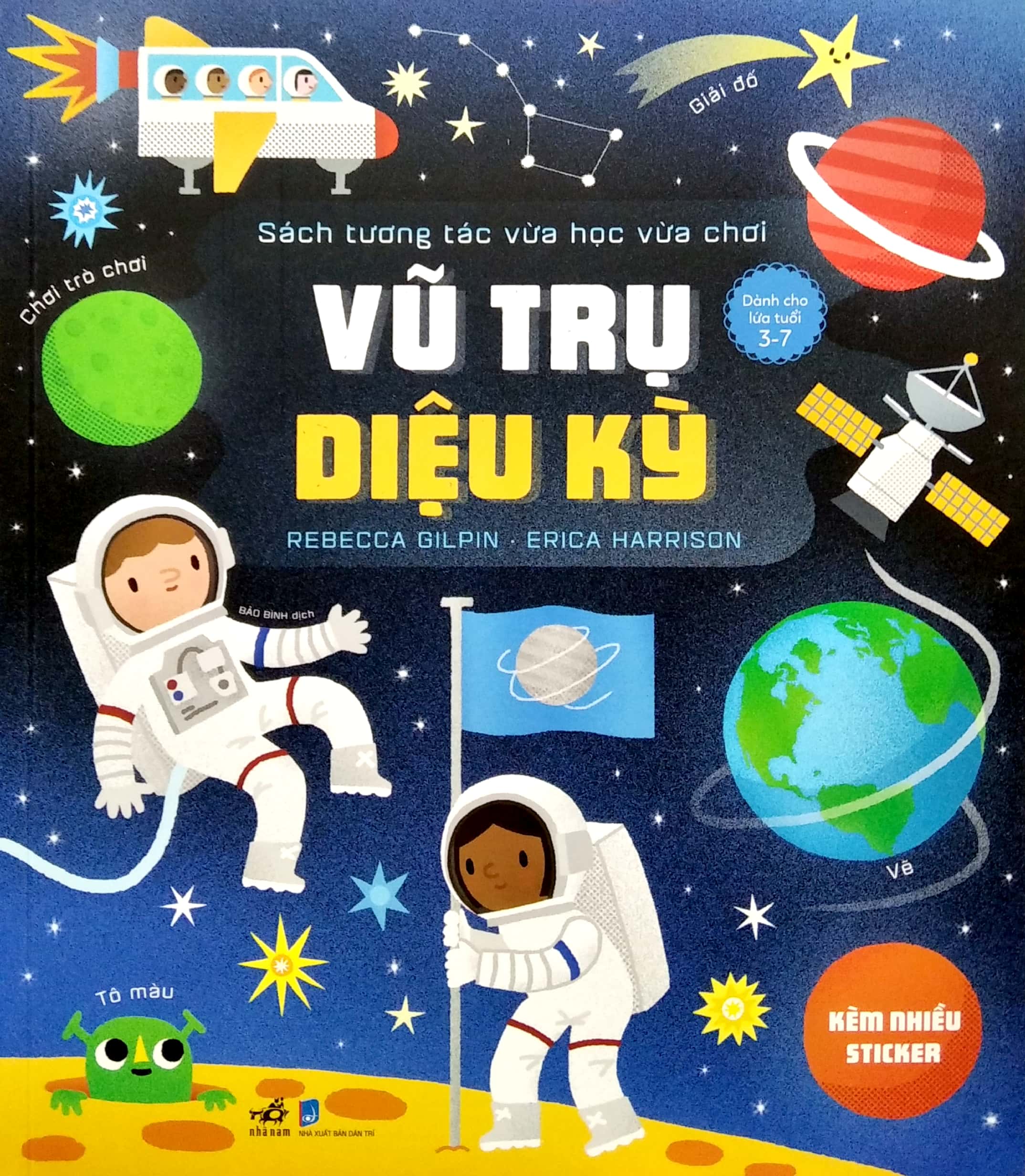 sách tương tác vừa học vừa chơi - vũ trụ diệu kỳ - Ảnh 3