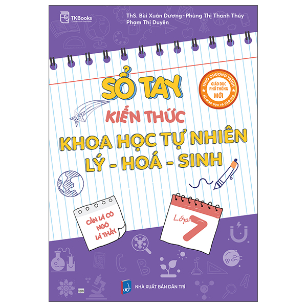 Sổ Tay Kiến Thức Khoa Học Tự Nhiên Lý-Hóa-Sinh Lớp 7