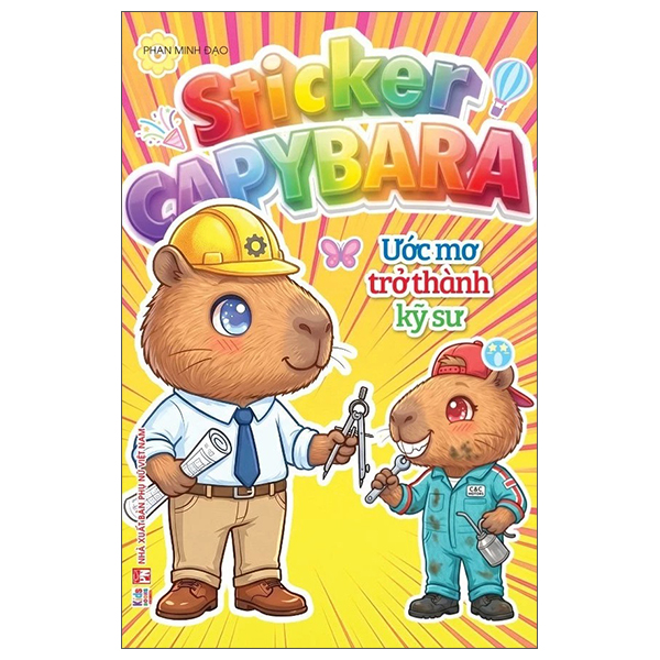 Sticker Capybara - Ước Mơ Trở Thành Lính Cứu Hỏa - Ảnh 2