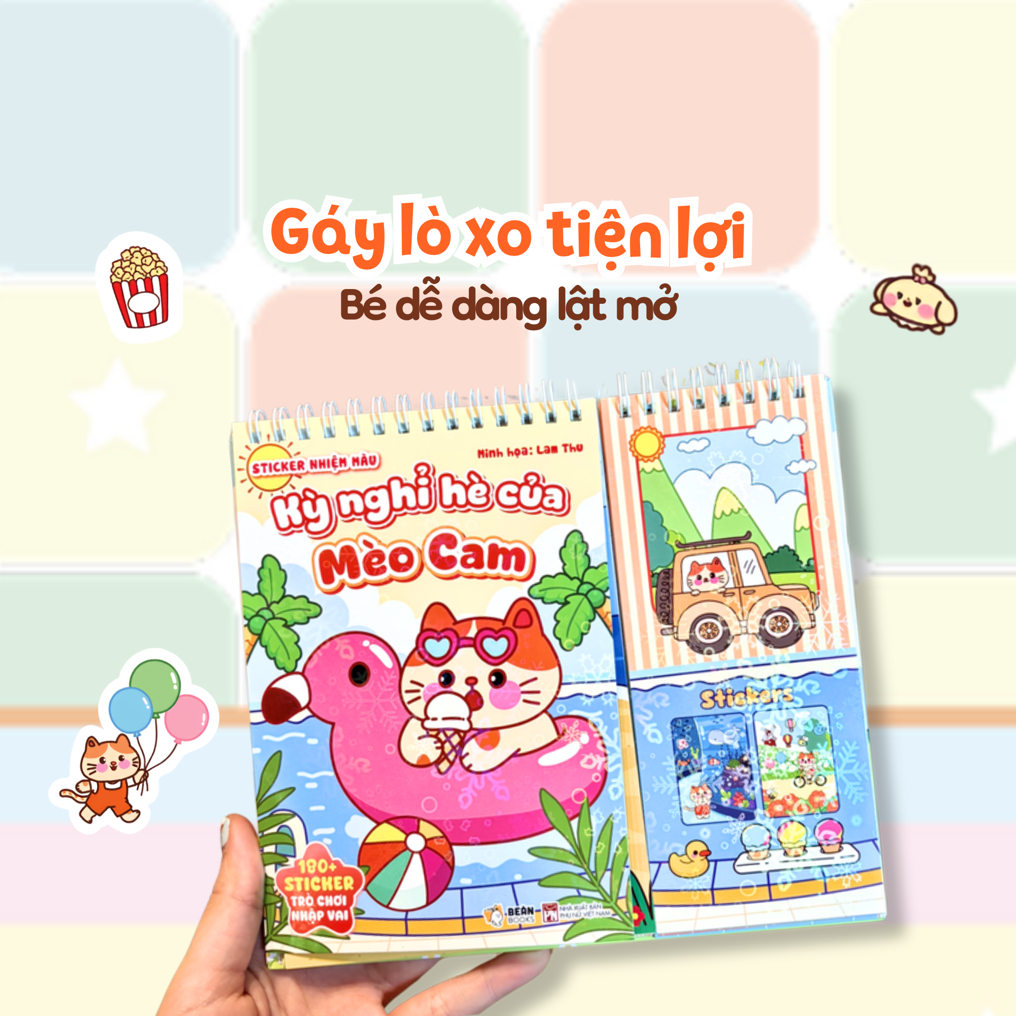 Sticker Nhiệm Màu - Siêu Đầu Bếp Gấu Nâu - Ảnh 4