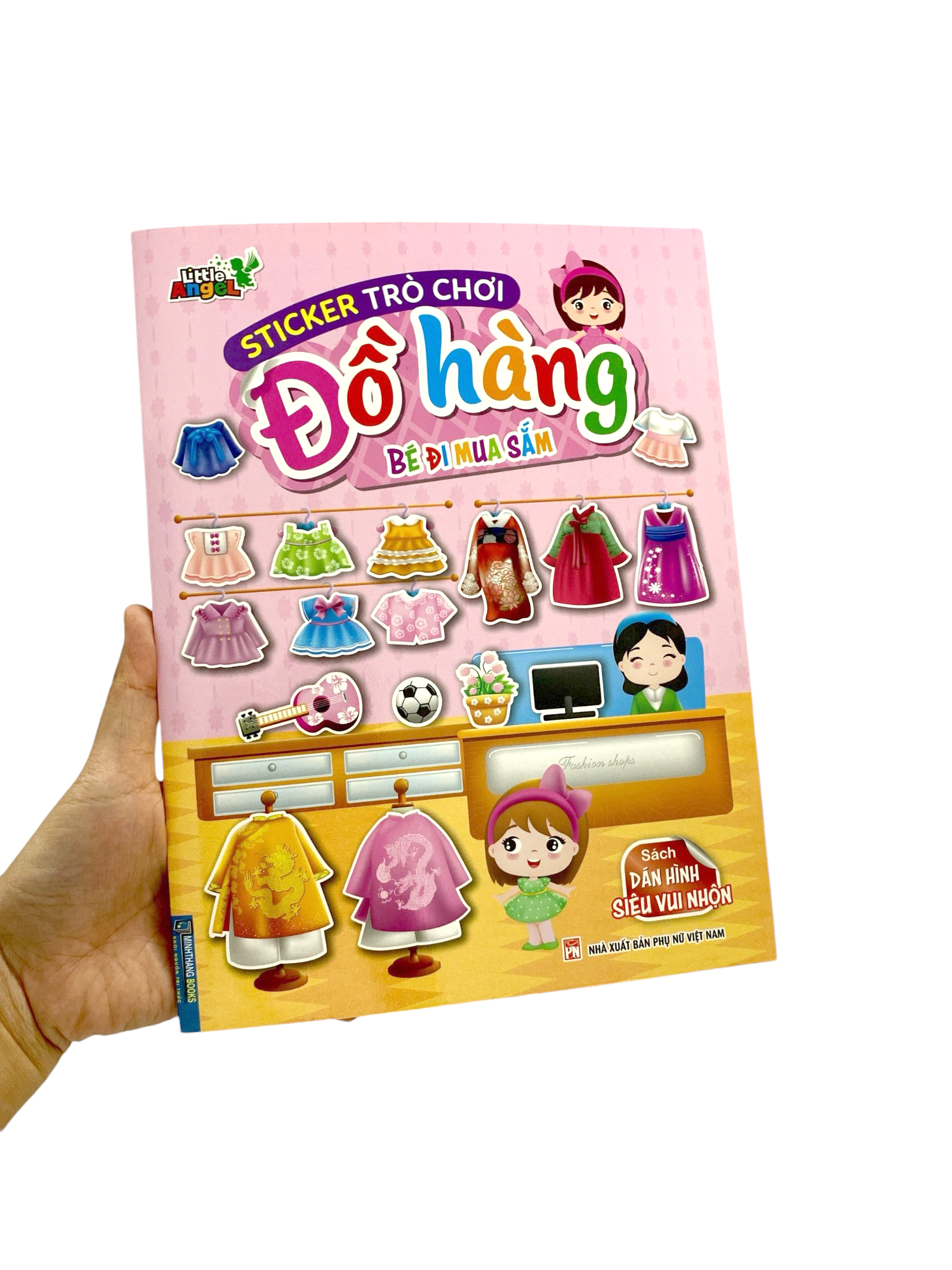 sticker trò chơi đồ hàng - dán hình siêu vui nhộn - bé đi mua sắm - Ảnh 7