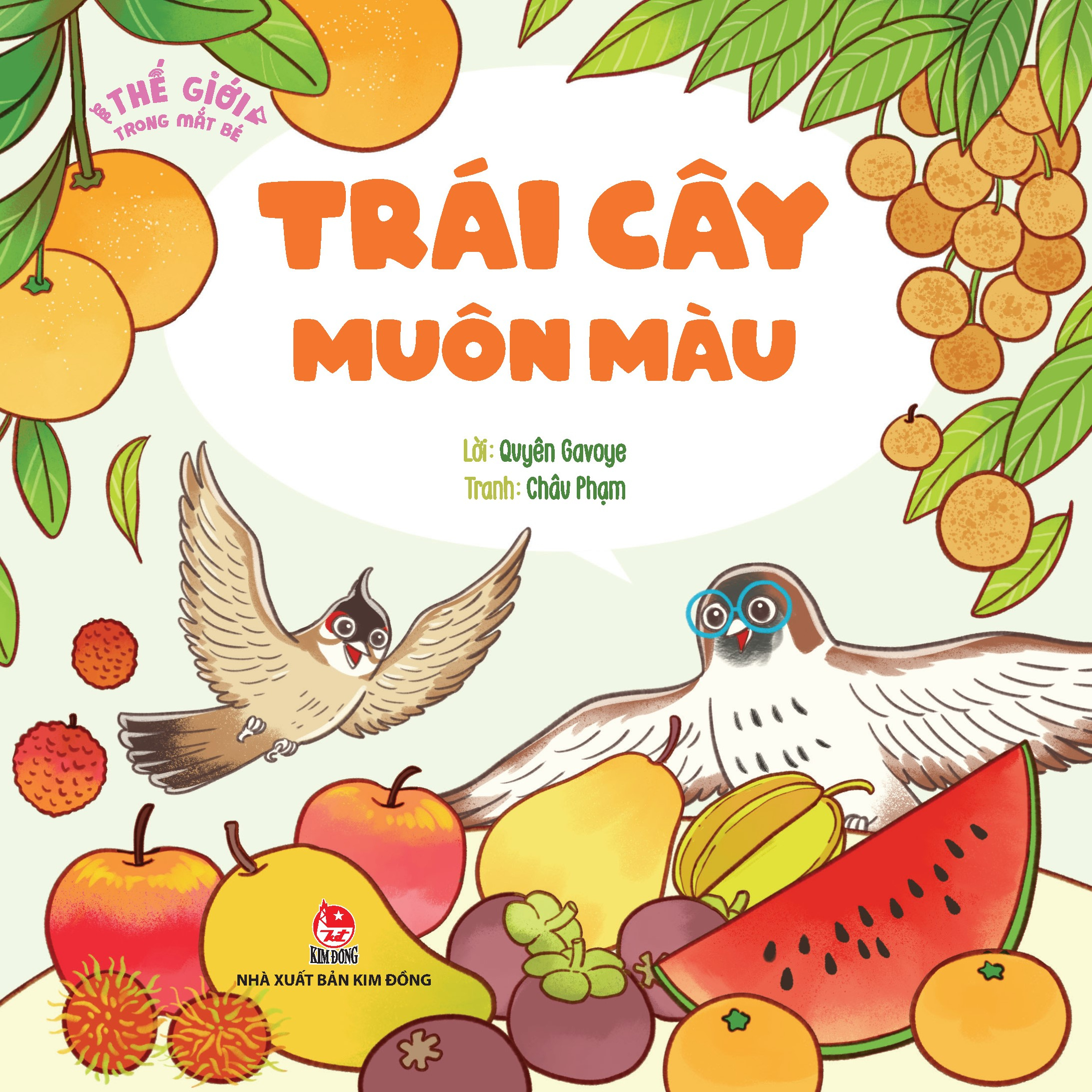 thế giới trong mắt bé - trái cây muôn màu - Ảnh 2