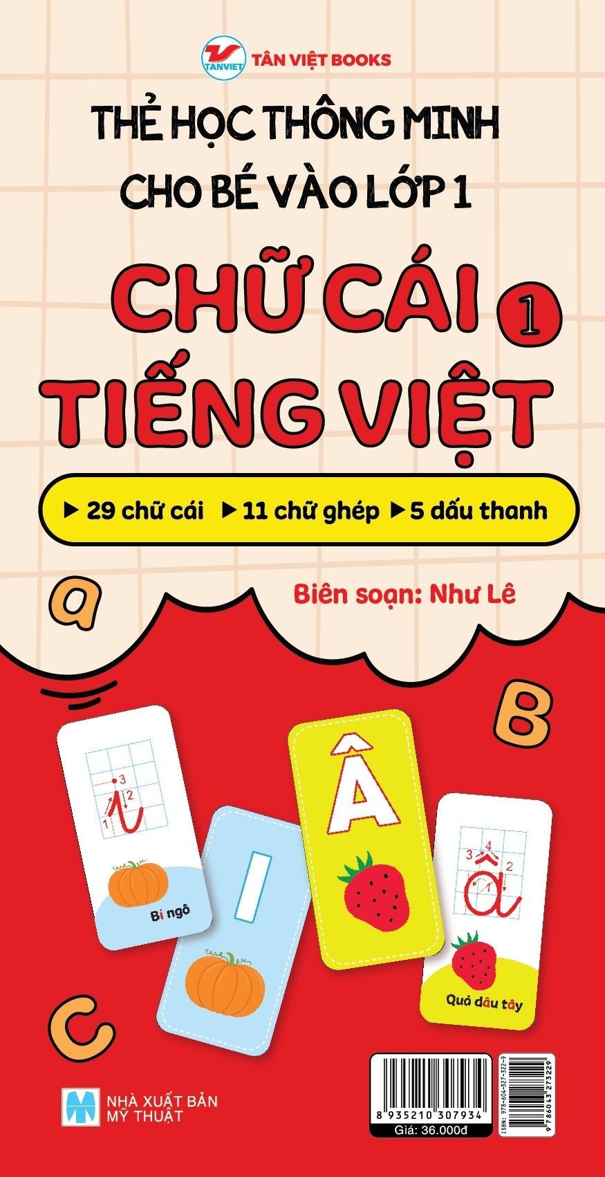 thẻ học thông minh cho bé vào lớp 1 - chữ cái tiếng việt 1 (tái bản 2025) - Ảnh 2