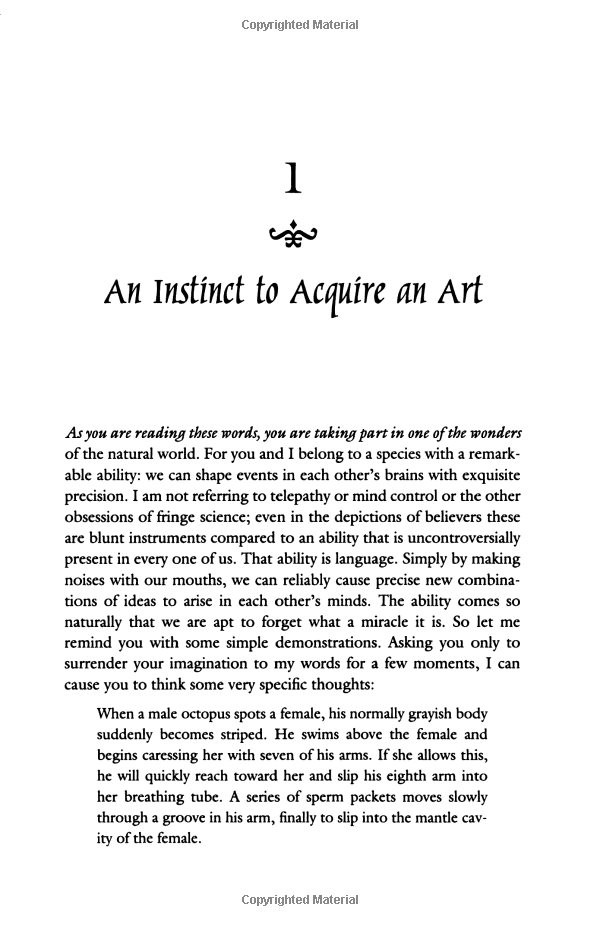 the language instinct: how the mind creates language (p.s.) - Ảnh 7