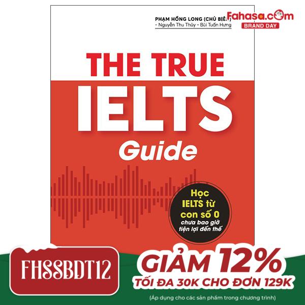 the true ielts guide - lộ trình học ielts cho người mới bắt đầu