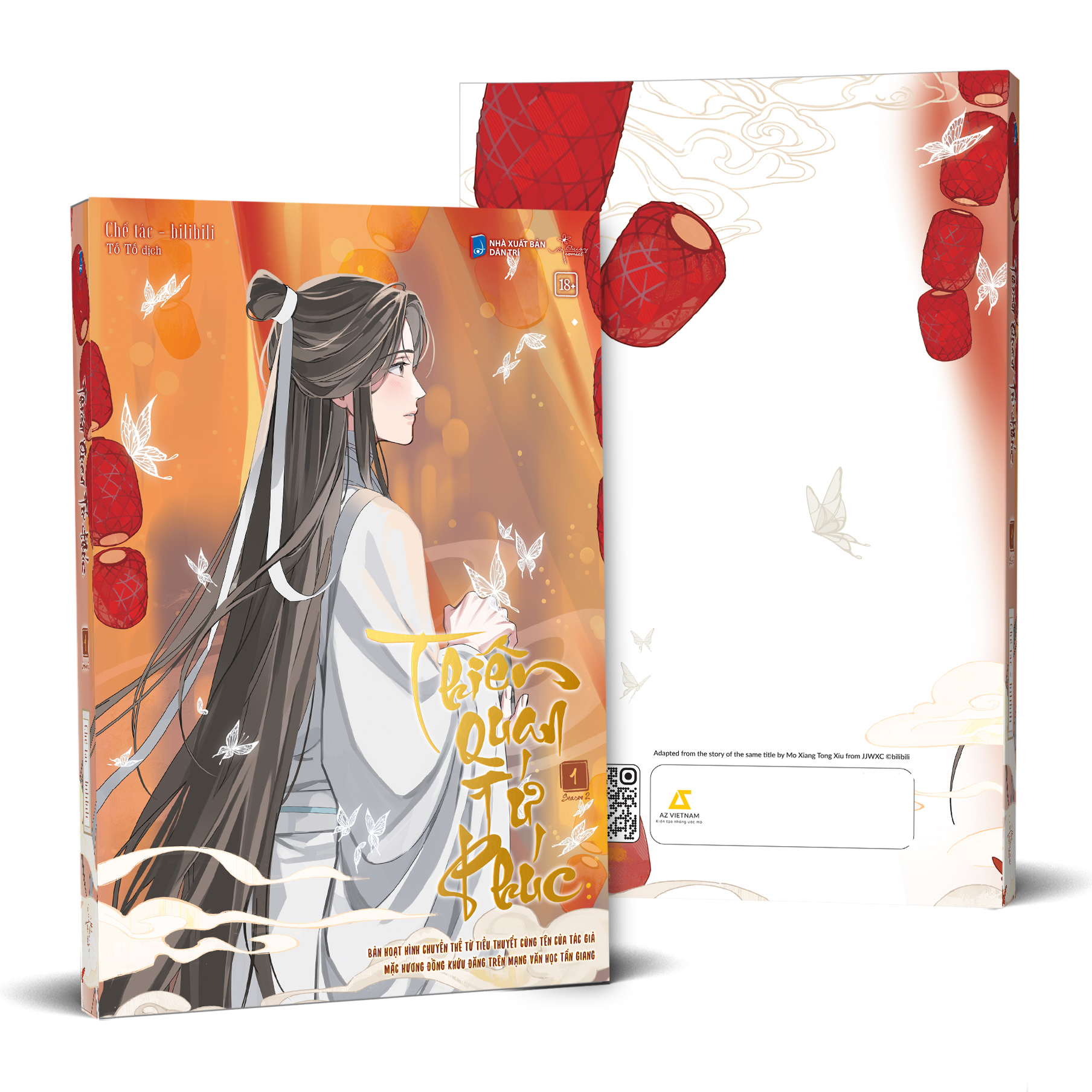 Thiên Quan Tứ Phúc - Bản Hoạt Hình - Mùa 2 - Tập 1 - Bản Đặc Biệt - Tặng Kèm Postcard Zigzag + Film Strip + Card PVC + Ngọc Bội Acrylic + Giấy Note - Ảnh 2