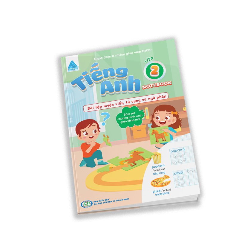 Tiếng Anh Lớp 2 - Notebook - Bài Tập Luyện Viết, Từ Vựng Và Ngữ Pháp - Ảnh 2