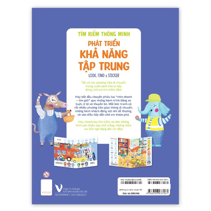 Tim Kiem Thong Minh - Phat Trien Kha Nang Tap Trung - Look, Find And Sticker - Phuong Tien Di Chuyen - Ảnh 6