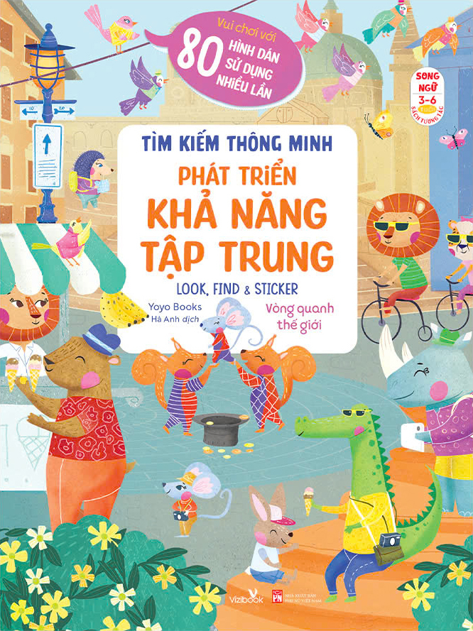 Tìm Kiếm Thông Minh - Phát Triển Khả Năng Tập Trung - Look, Find And Sticker - Vòng Quanh Thế Giới - Ảnh 2