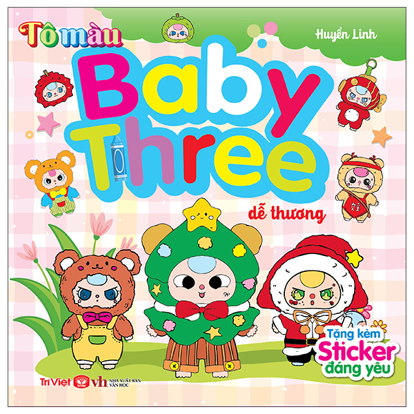 Tô Màu Baby Three - Dễ Thương (Tái Bản 2026) - Ảnh 3