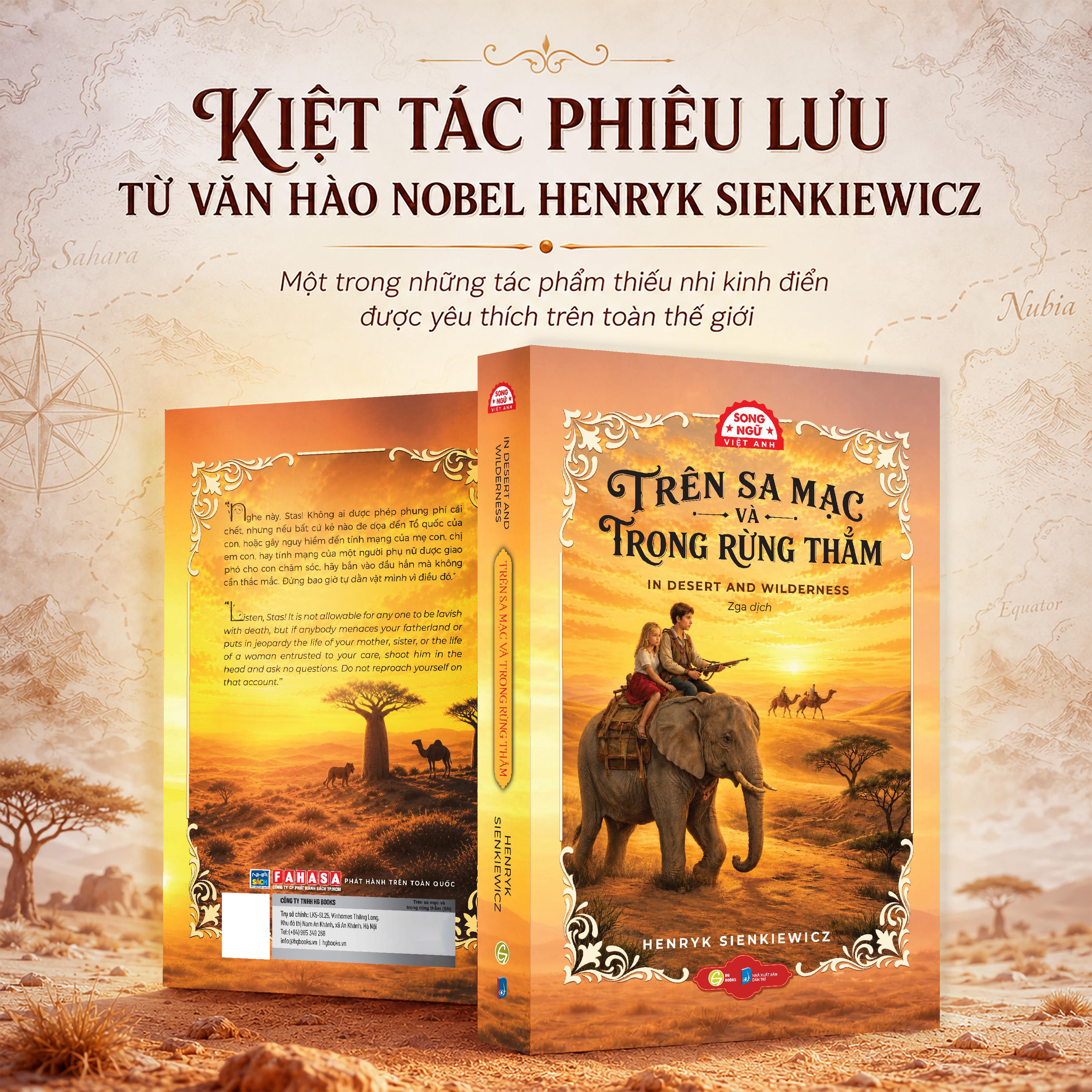 Trên Sa Mạc Và Trong Rừng Thẳm - In Desert And Wilderness - Song Ngữ Anh-Việt - Ảnh 3