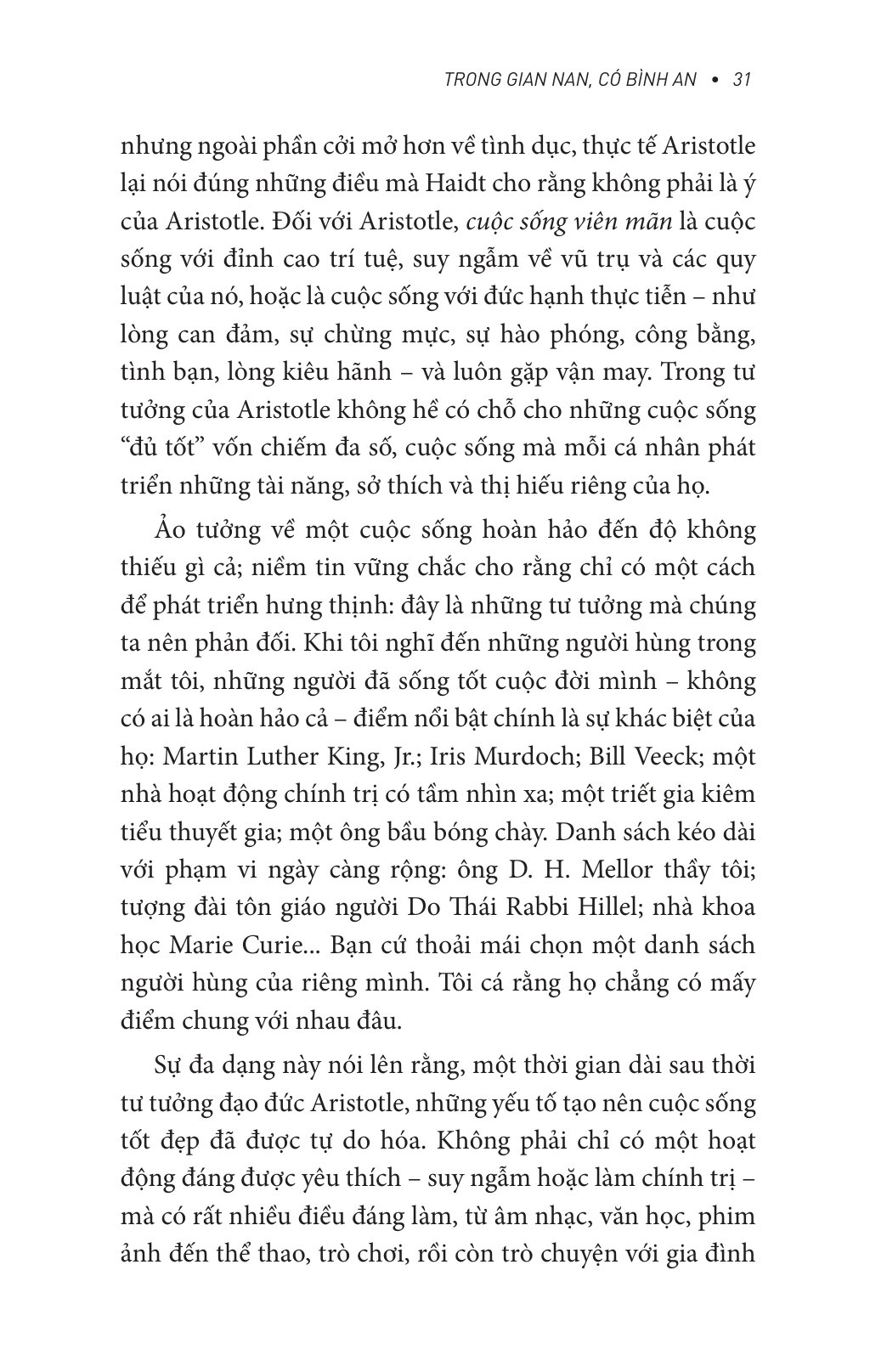 Trong Gian Nan Có Bình An - Cách Triết Học Mở Lối Cuộc Đời - Ảnh 13