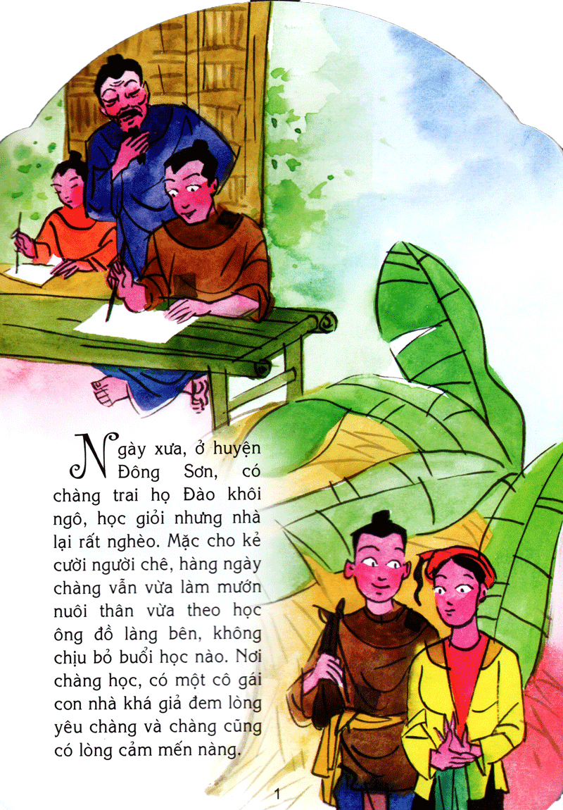 truyện cổ tích việt nam - anh chàng họ đào - Ảnh 3