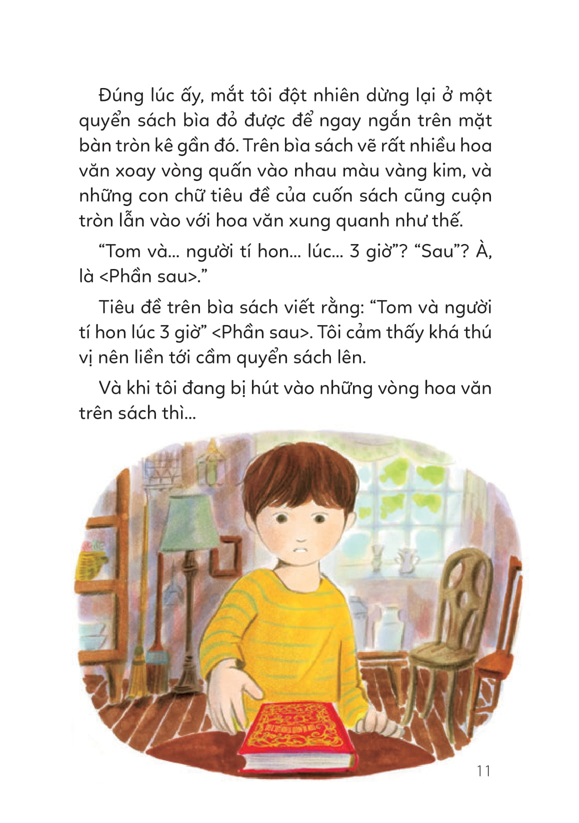 truyện hay nhật bản cho tuổi tiểu học - tom và người tí hon lúc 3 giờ - Ảnh 9