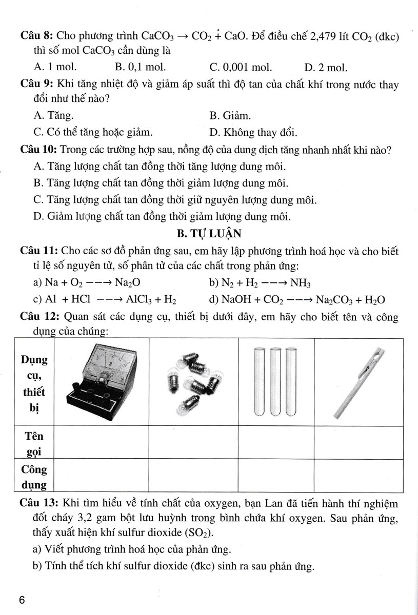 tuyển tập đề kiểm tra định kỳ khoa học tự nhiên 8 (dùng chung cho các bộ sgk hiện hành) - Ảnh 8