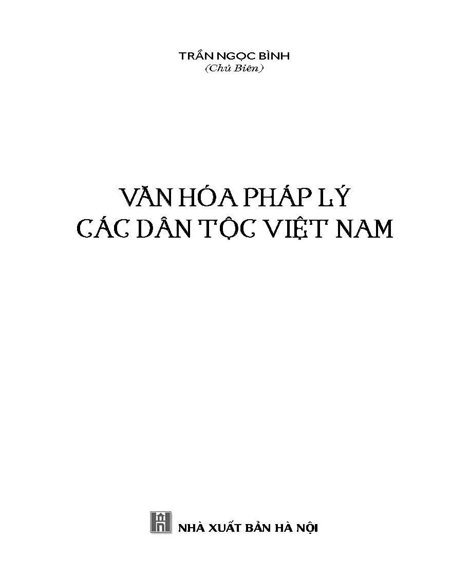 Văn Hóa Pháp Lý Các Dân Tộc Việt Nam - Ảnh 3