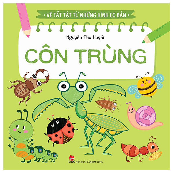 vẽ tất tật từ những hình cơ bản - côn trùng (tái bản 2023) - Ảnh 2