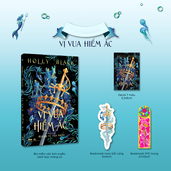 Vị Vua Hiểm Ác - Tặng Kèm Bookmark Ivory Bồi Cứng + Bookmark PVC Trong + Decal 7 Màu