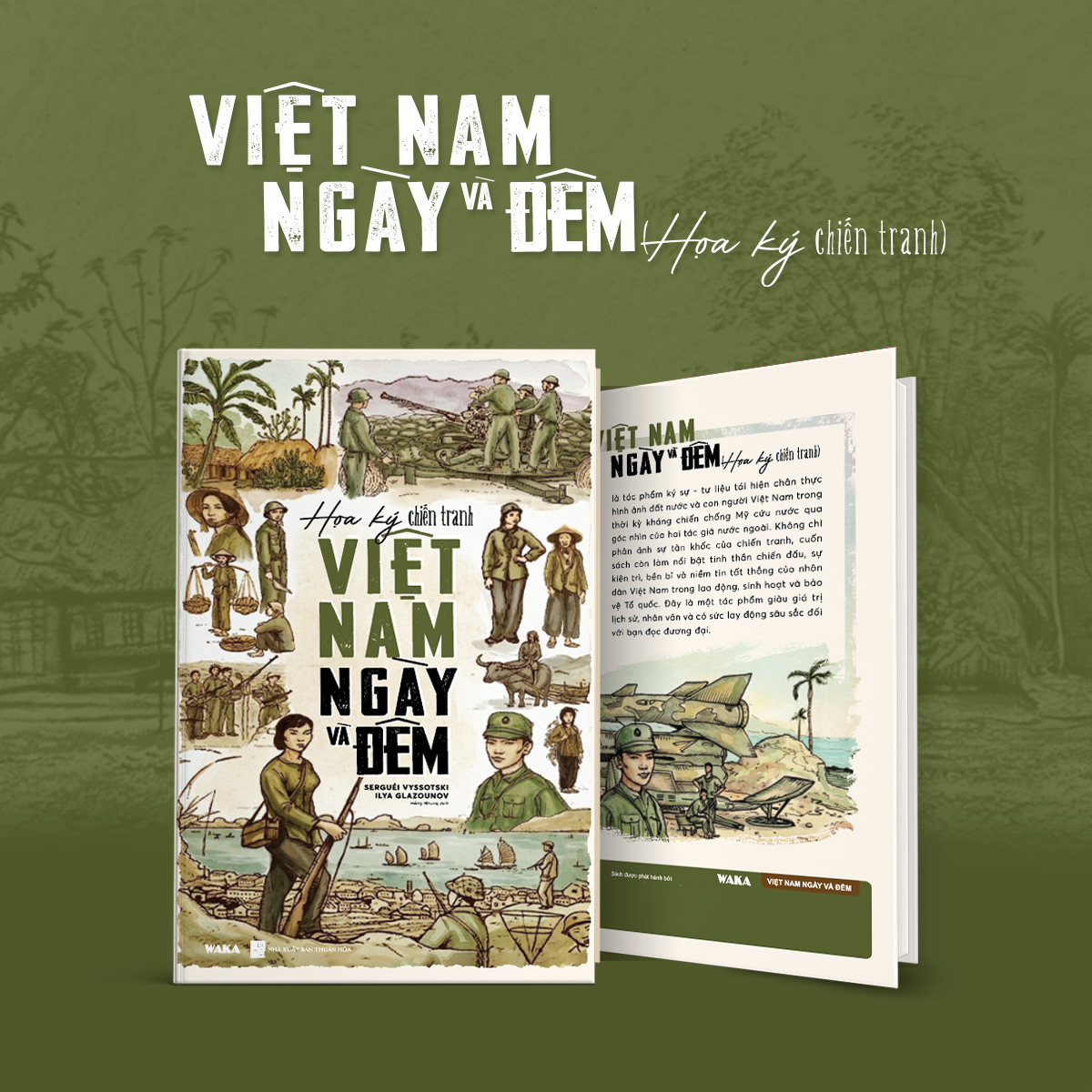 Việt Nam Ngày Và Đêm - Họa Ký Chiến Tranh - Bìa Cứng - Ảnh 4