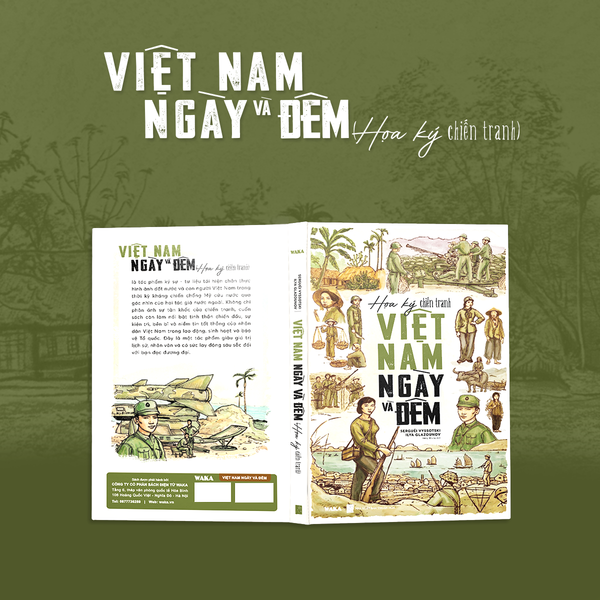 Việt Nam Ngày Và Đêm - Họa Ký Chiến Tranh - Bìa Cứng - Ảnh 6