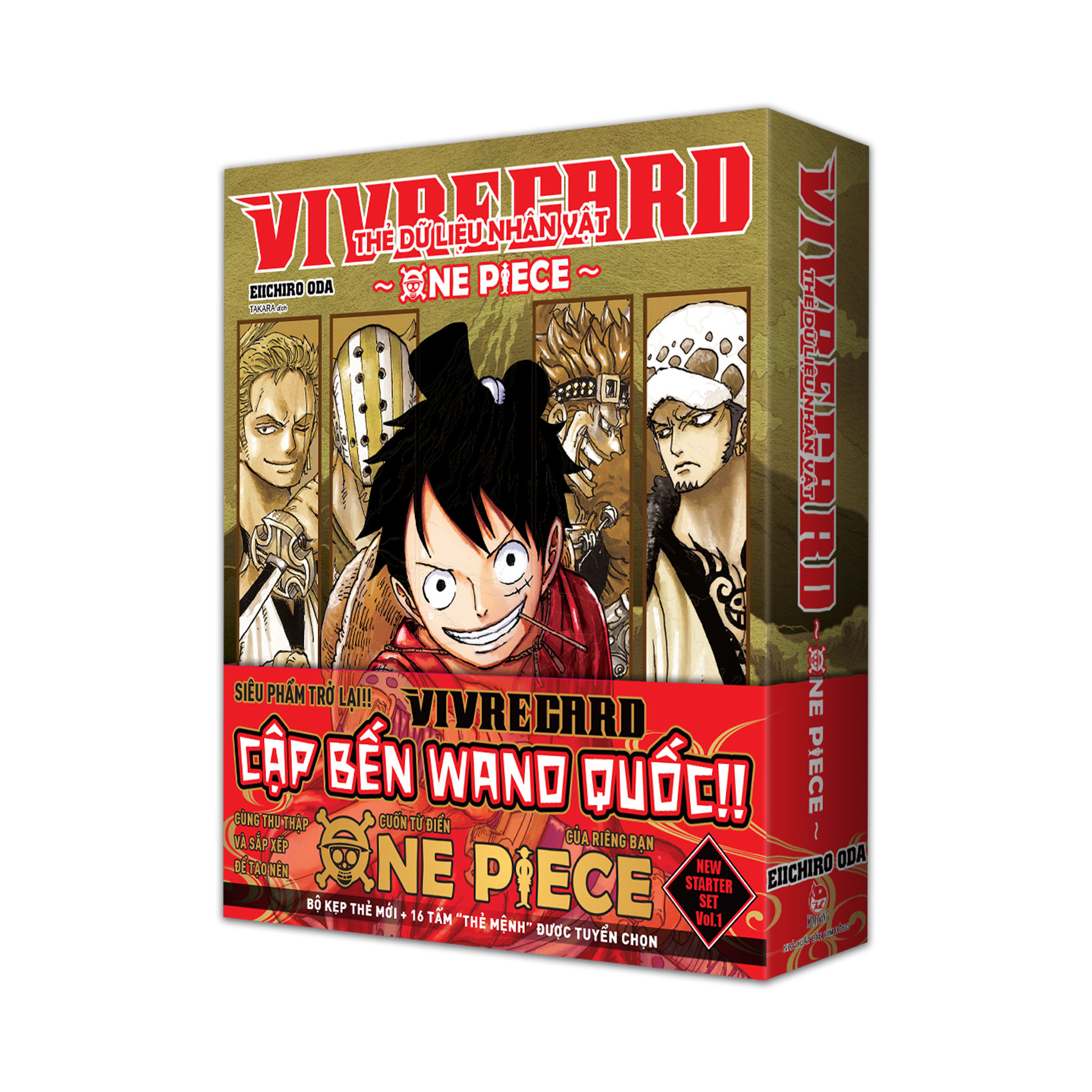 Vivre Card - Thẻ Dữ Liệu Nhân Vật One Piece - New Starter Set - Vol.1 - Kèm Kẹp Thẻ - Ảnh 2