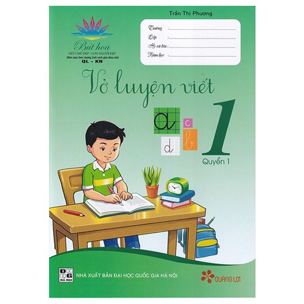 vở luyện viết 1 - quyển 1